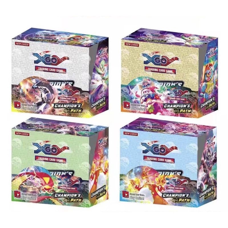 YCH pokemon trading card game champion's&path Booster box 9x36pcs