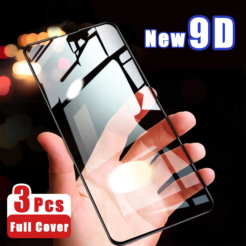 3Pcs 9D Screen Protector for Compatible With Samsung Galaxy M22 S21 5G Plus  S21+ M21 S20 FE Note 20 M31 M20 M12 M10 M30 M30S M23 M33 M53 M51 M62 F62