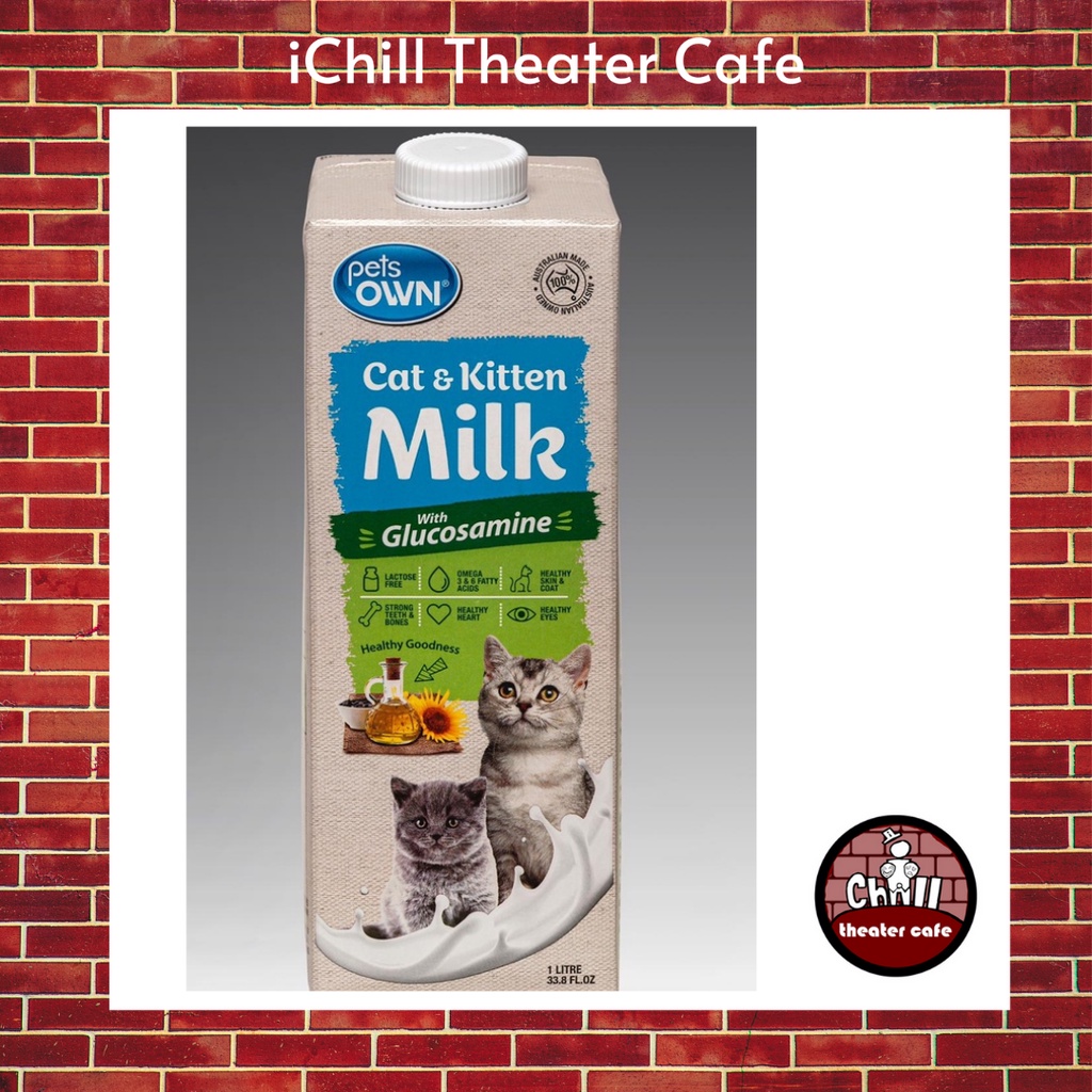 Pets Own CAT and KITTEN Milk with Glucosamine 1Liter Lactose Free Pet