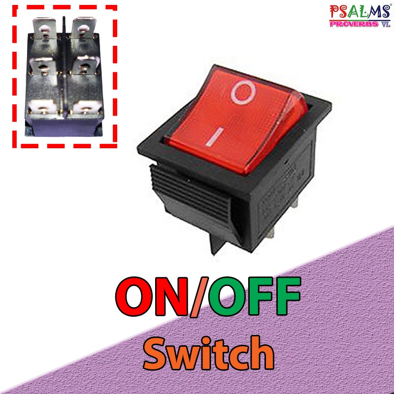 ON/OFF SWITCH for videoke, motorcycle, and other home appliances (per ...