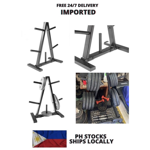 Weight Plate Holder 300LB Dumbbell Rack Barbell Rack Marcy