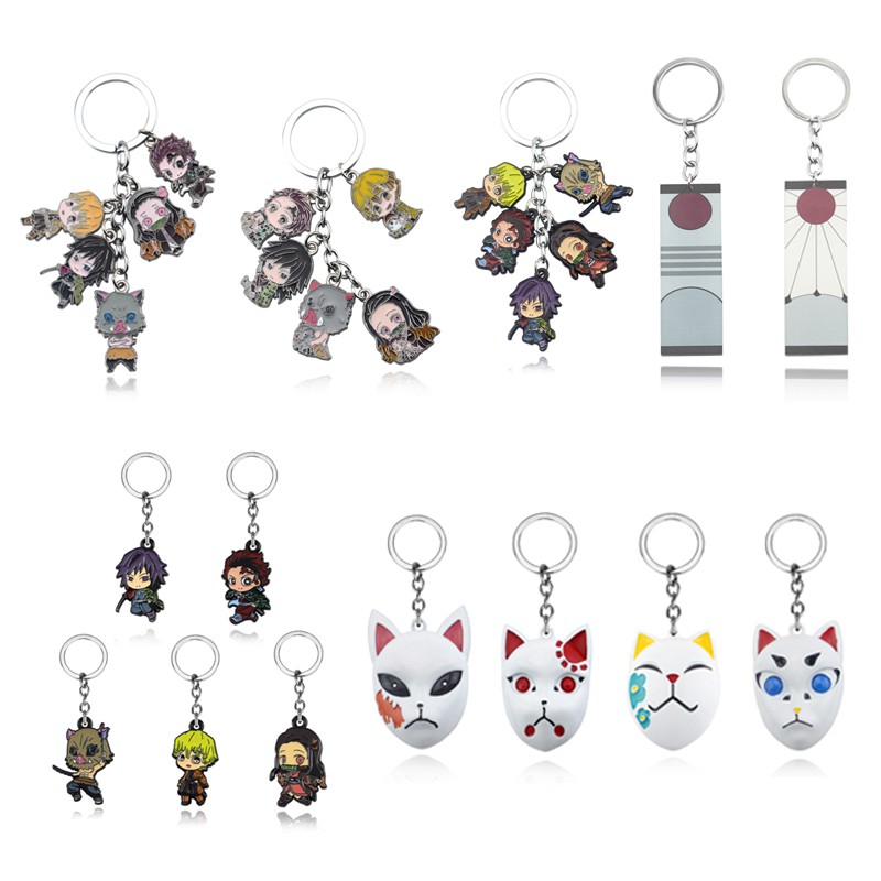 Japanese Anime Demon Slayer: Kimetsu No Yaiba Acrylic Keychain Tanjirou ...