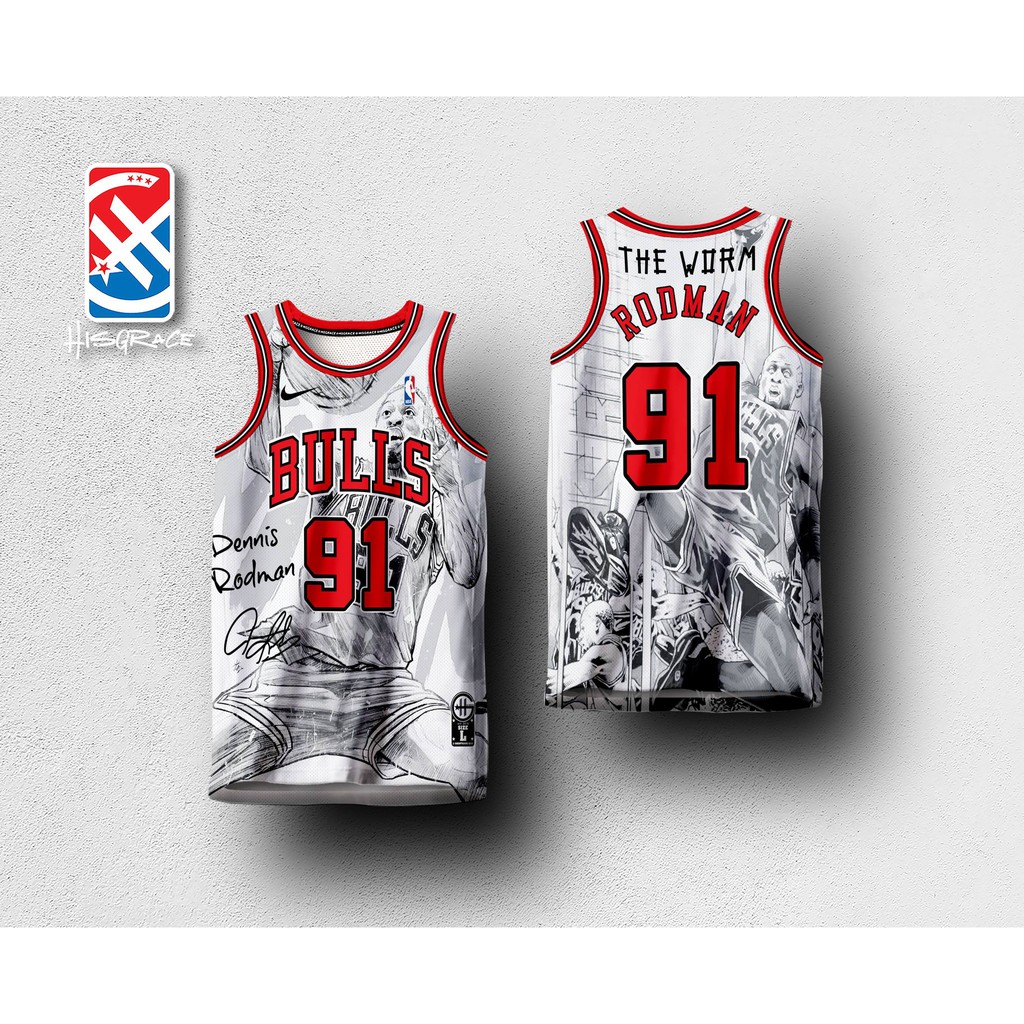 Bulls white hot sale jersey