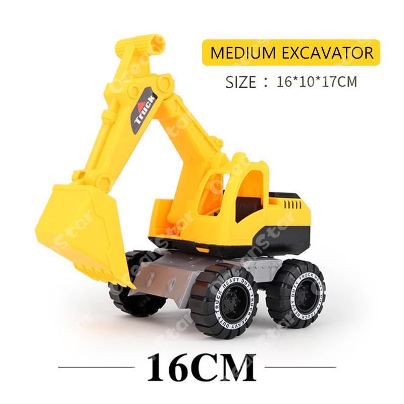 SEASUN Ocean Star Big Size Beach Truck Baby Excavator Toys Dump Models