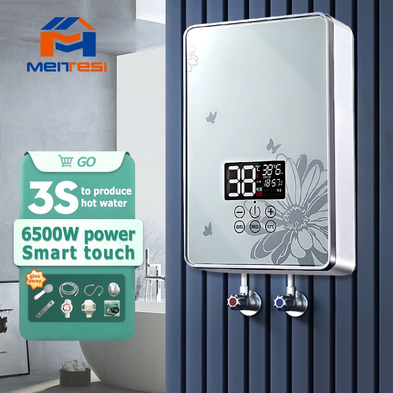 Meitesi Water Heater6500w Electric Shower Heater Intelligent Remote 