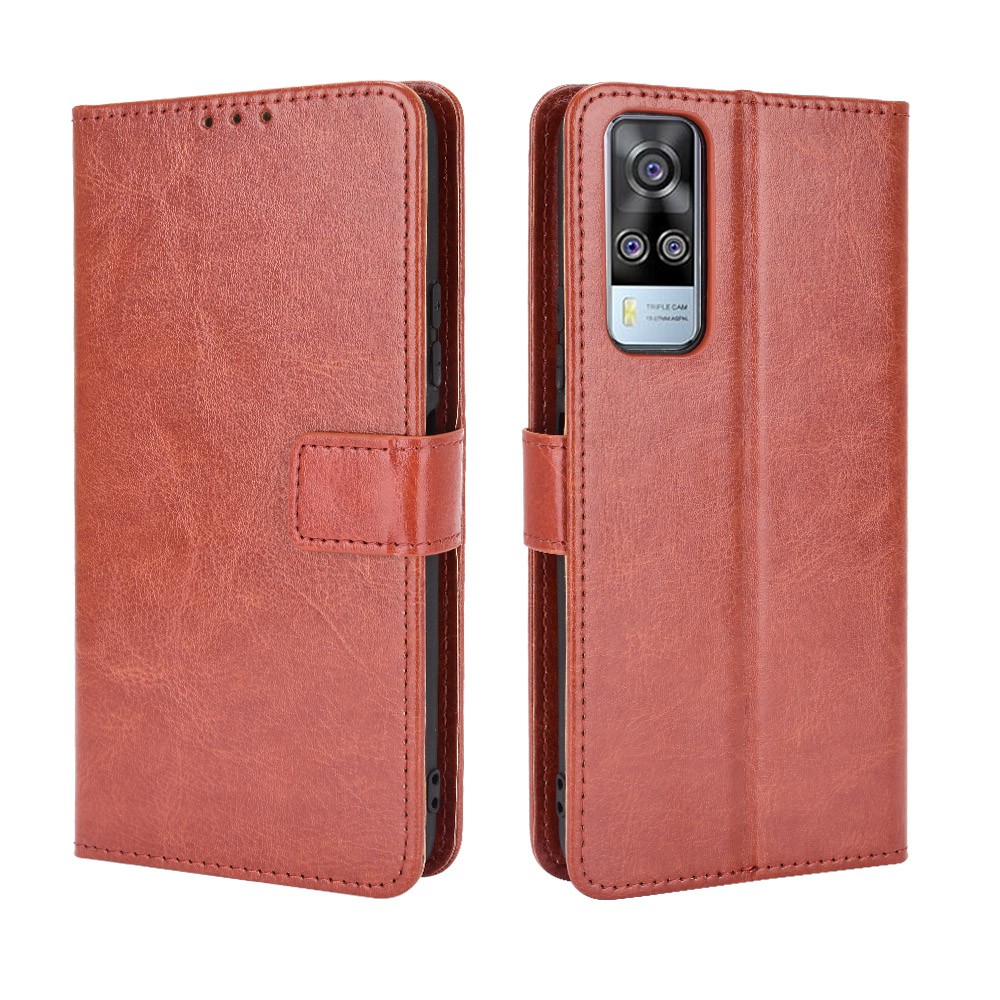 Vivo Y31 2021 Case Flip PU Leather Wallet Card Slot Phone Cover Vivo Y31  2021 VIVOY31 Phone Case Stand Holder
