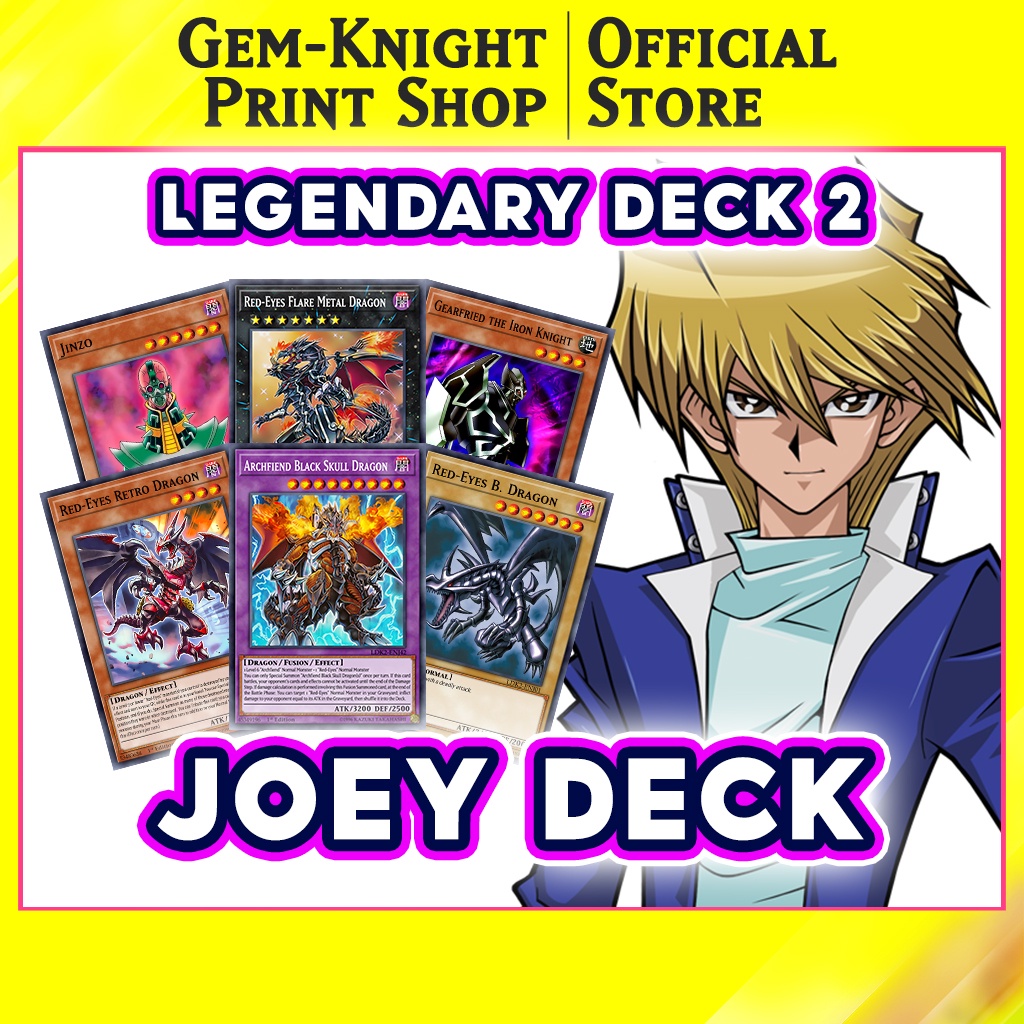 yugioh legendary decks 2 joey Yugioh 44- Card Legendary Decks 2 Joey Wheeler LDK2 Sealed Red-Eyes Black  Dragon