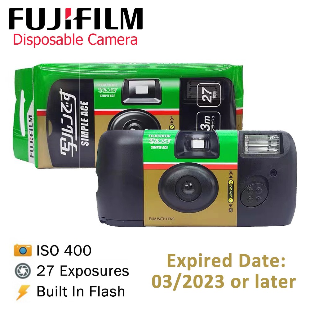【Hot Stock】Fujifilm Simple Ace Disposable Camera Expiration 03/2023 Shopee Philippines