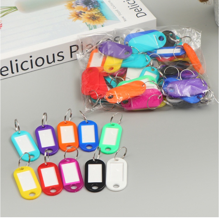 10pcs/bag 50pcs/bag Random Color Plastic Key Card Luggage