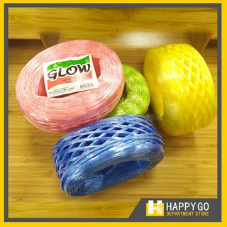 Happy Go Glow* Plastic Bola Bola Softie Twine Random String Rope / Plastic  Straw Rope 500M
