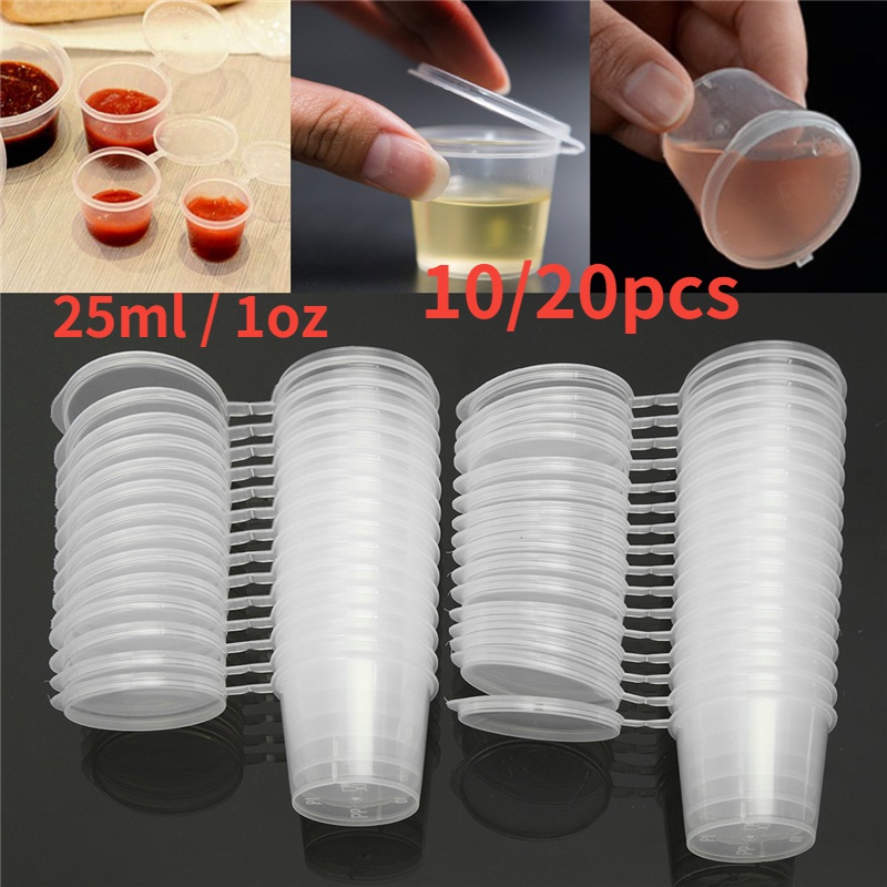 1oz/25ml disposable portable plastic cups food