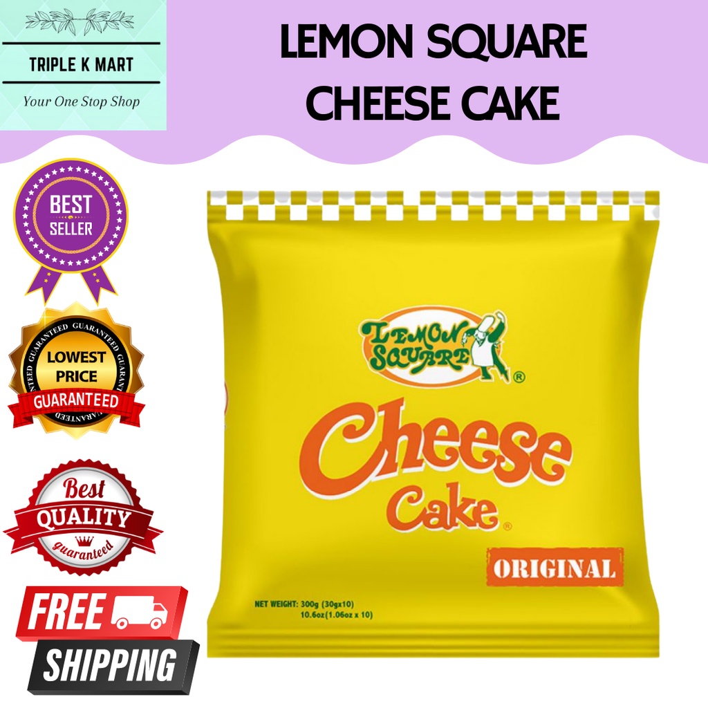 Lemon Square Cheese Cake Original And Signature Cupcakes Assorted Flavor 30 Grams 10pcs Shopee 4400