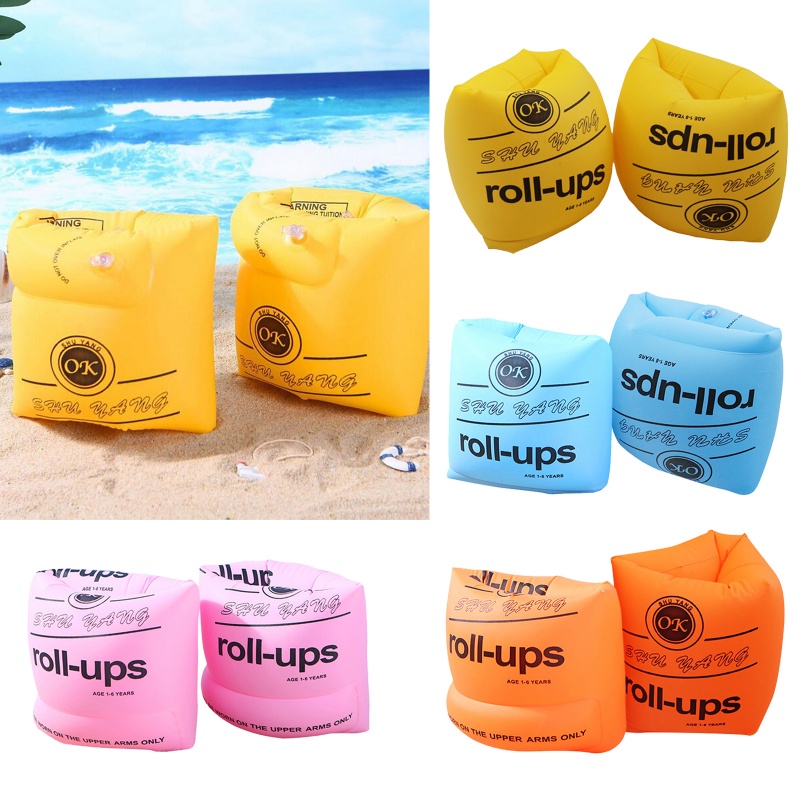 [LUC] Cute Arm Ring Kids Adult Pvc Inflatable Swim Floats Arm Bands ...