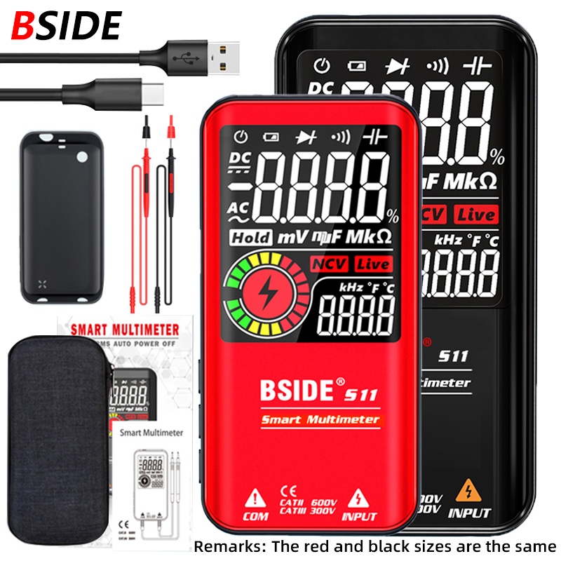 Bside Digital Multimeter S10 S11 S20 Profesional Multimetro Smart Dc Ac Voltage Capacitor Ohm