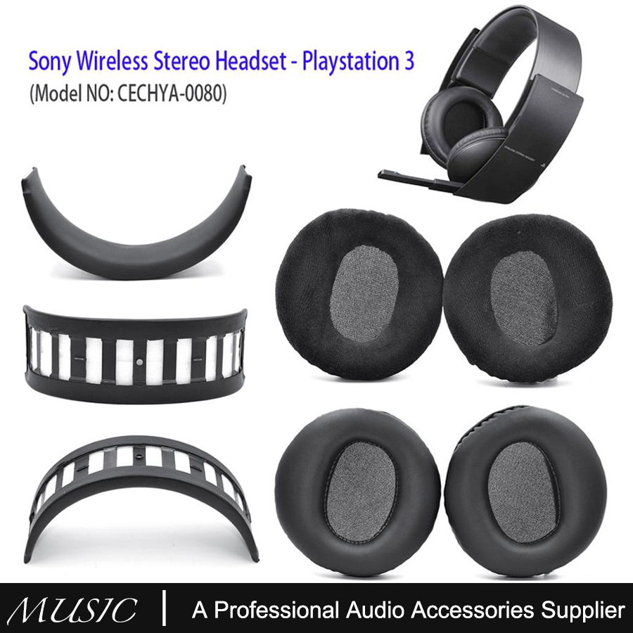 For Sony Wireless PS3 CECHYA-0080 Replacement Ear Pads Earpads Cushion ...