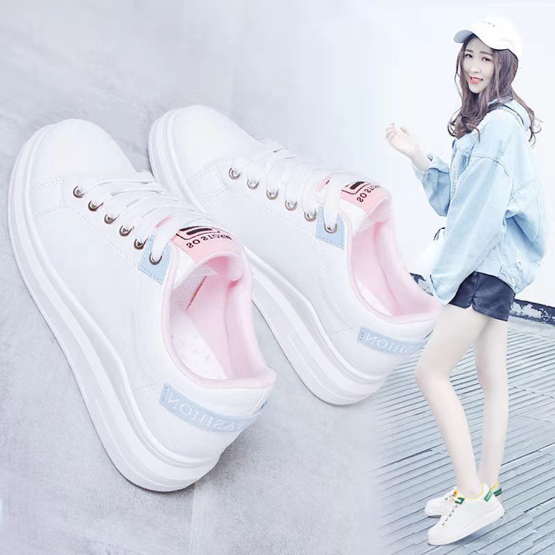 Korean white shoes shopee sale