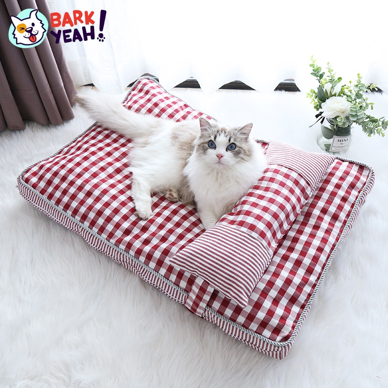 BK Little Paw Pet Bed Comfy Soft 80cm Pet Bed Cushion Removable and Washable Sleeping Mat
