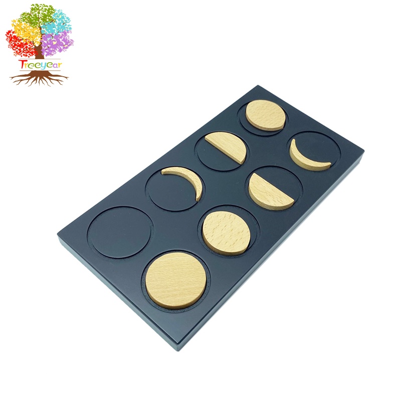 Treeyear Phases of The Moon Educational Board for Kids Montessori Toy ...