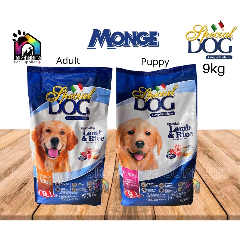 Special Dog Monge Dry Dog Food For Puppy Adult 9kg