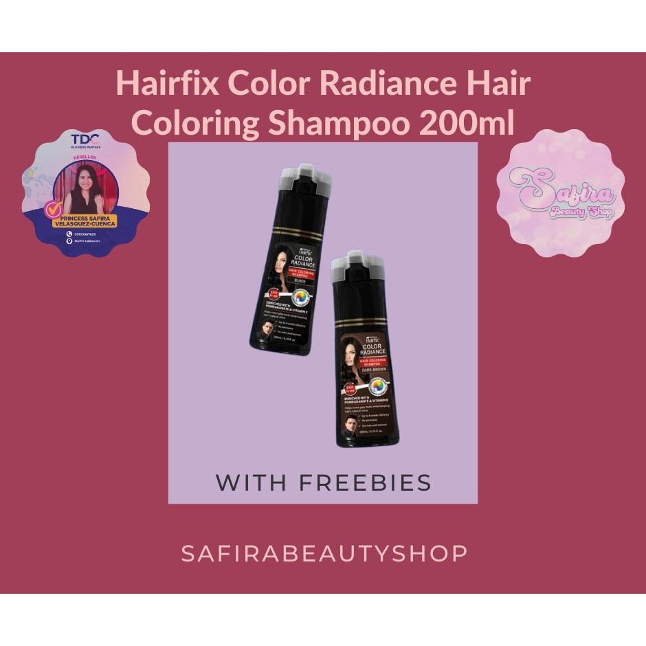 Hairfix Color Radiance Hair Coloring Shampoo 200ml Shopee Philippines