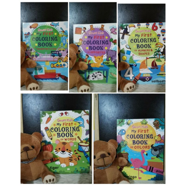 SMART KIDS MY FIRST COLORING BOOKS | Shopee Philippines