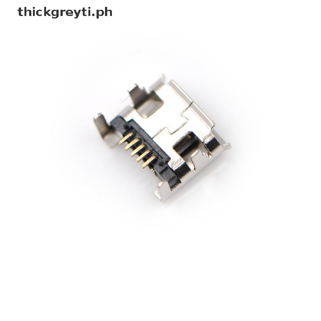 Grayti 10pcs Micro Usb Type B Female 5pin Dip Socket Jack Connector Port Charging Shopee 3892