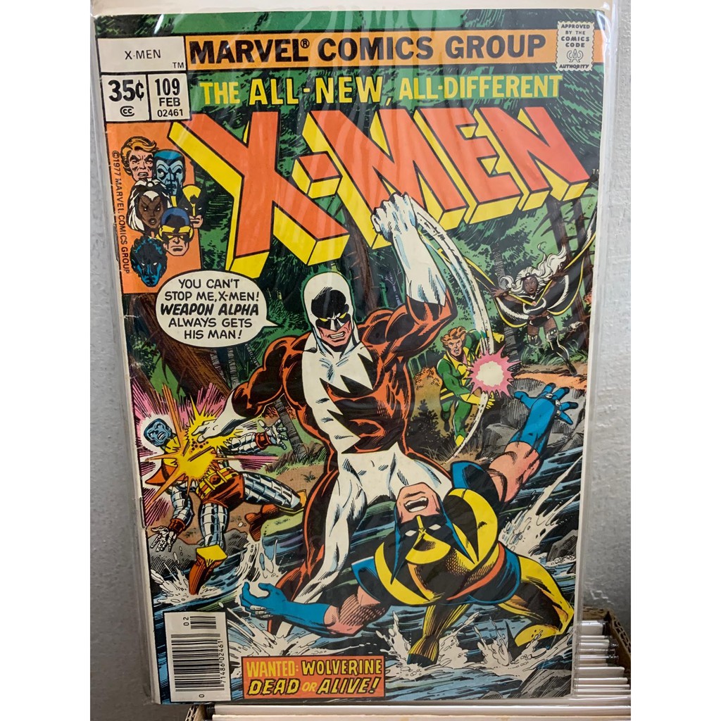 Marvel Comics Uncanny XMen 109 First Appearance of Weapon Alpha