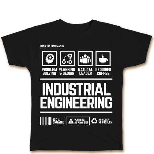 Industrial engineering t shirt on sale design