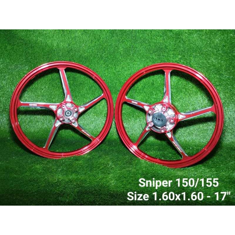 ENKEI MAGS FOR SNIPER 150/155 (FRONT 1.60/REAR 1.60 17) Shopee