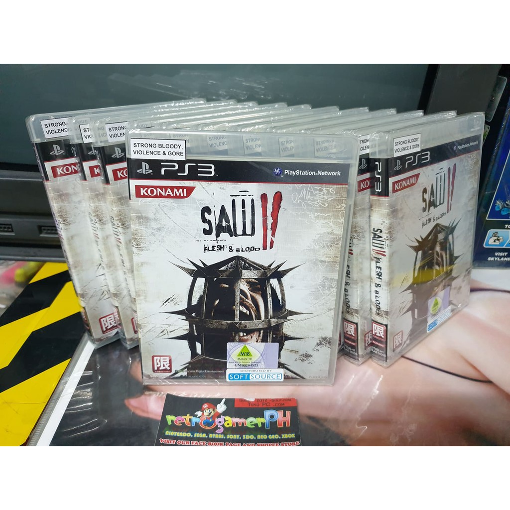 Saw II Flesh & Blood for PS3 NEW Sealed (Japan) English Language