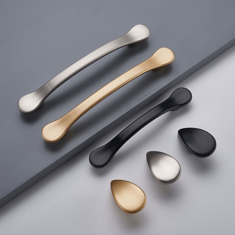 Modern Drawer knobs Cabinet Door Handle Wardrobe Handle Kitchen Drawer ...