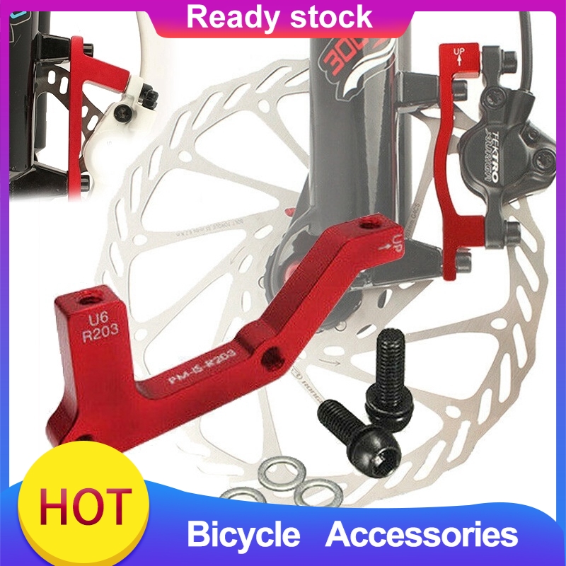 180/203mm Front Rear Post Mount Rotor MTB Bike Disc Brake Caliper ...