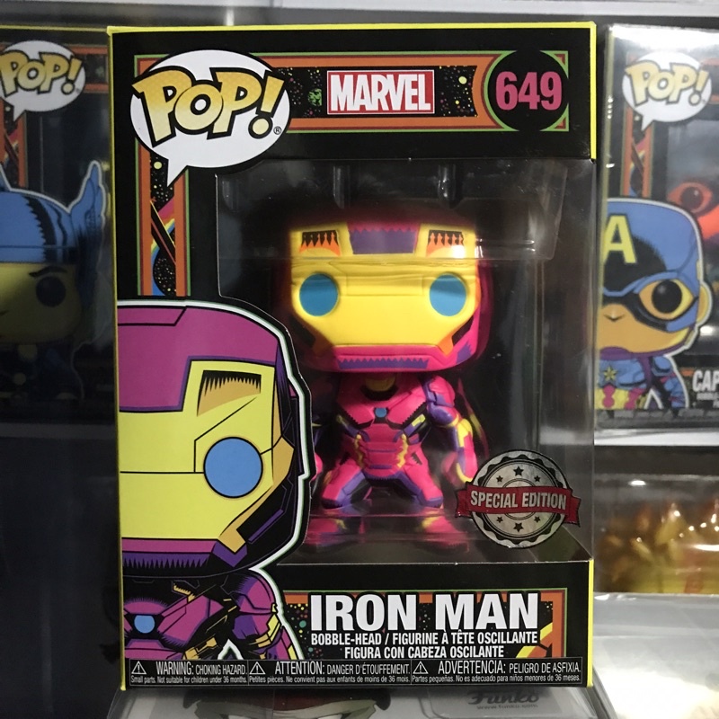 Funko Pop! Marvel Iron Man [Blacklight] (SE) Shopee Philippines