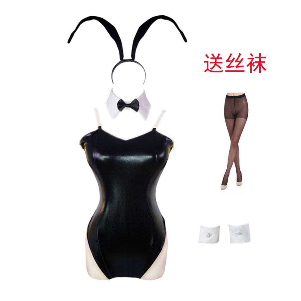 Sexy Cute Bunny Girl Cosplay Jumpsuit Anime Sakurajima Mai Bunny Girl Senpai Cosplay Costume