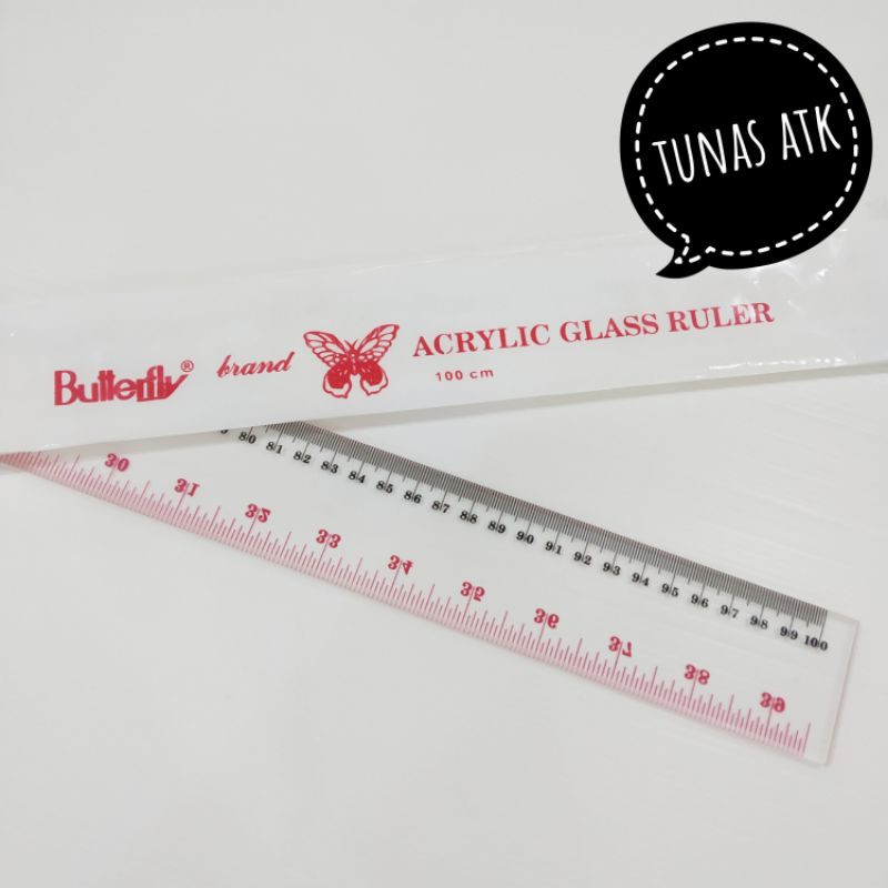 BUTTERFLY MIKA RULER 100CM | Shopee Philippines