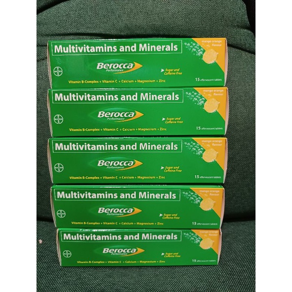 Berocca Multivitamins and Mineral 15 Tablets | Shopee Philippines