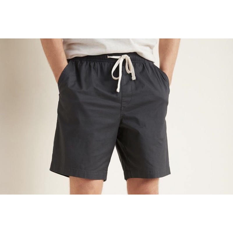 Drawstring Twill Shorts for men