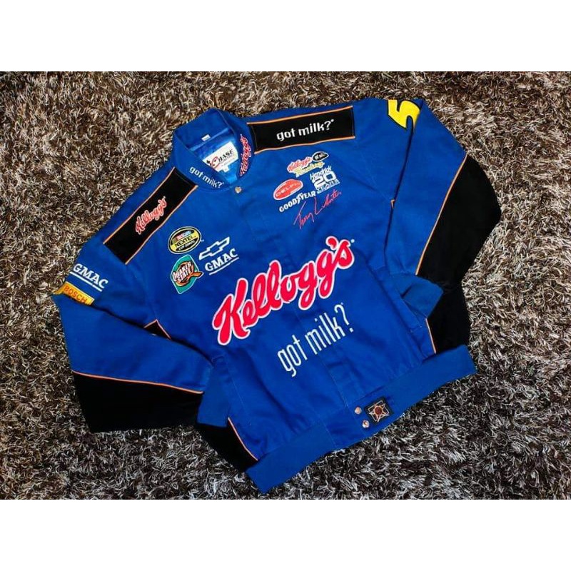 VINTAGE KELLOGG'S Snap Racing Jacket Chase Authentics by JEFF HAMILTON ...