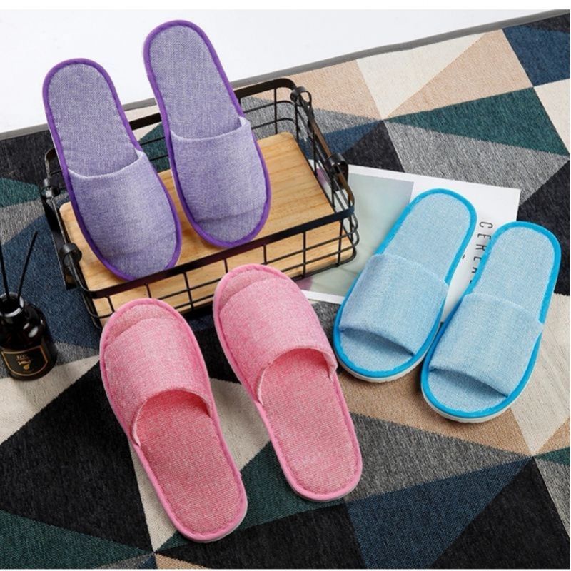 Home hospitality slippers travel portable indoor non slip