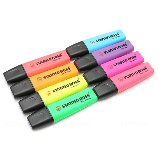 10PCS STABILO HIGHLIGHTER - 1 COLOR PER PACK | Shopee Philippines
