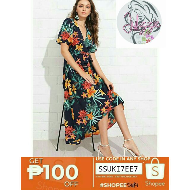 Hawaiian 2025 dress shopee