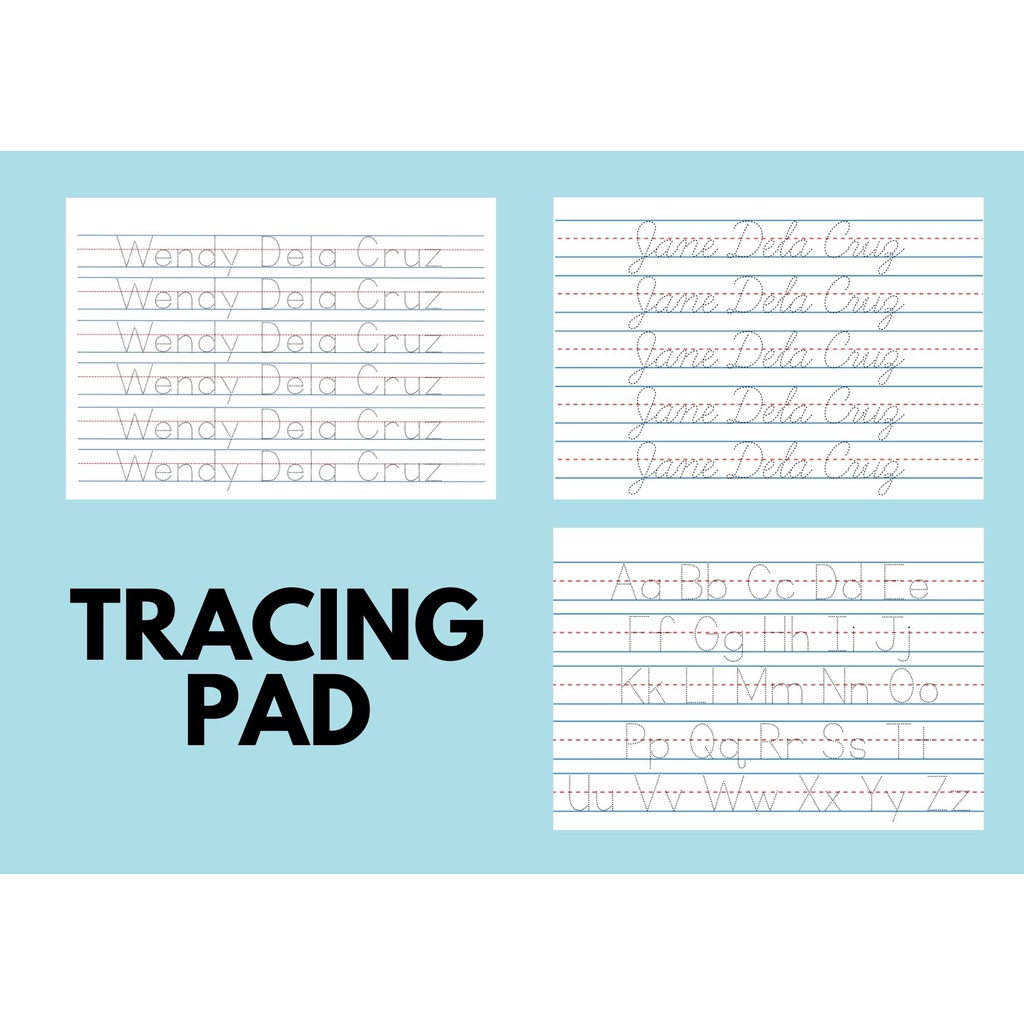 Tracing Pad - Cursive Tracing Pad | Tracing Writing | Shopee Philippines