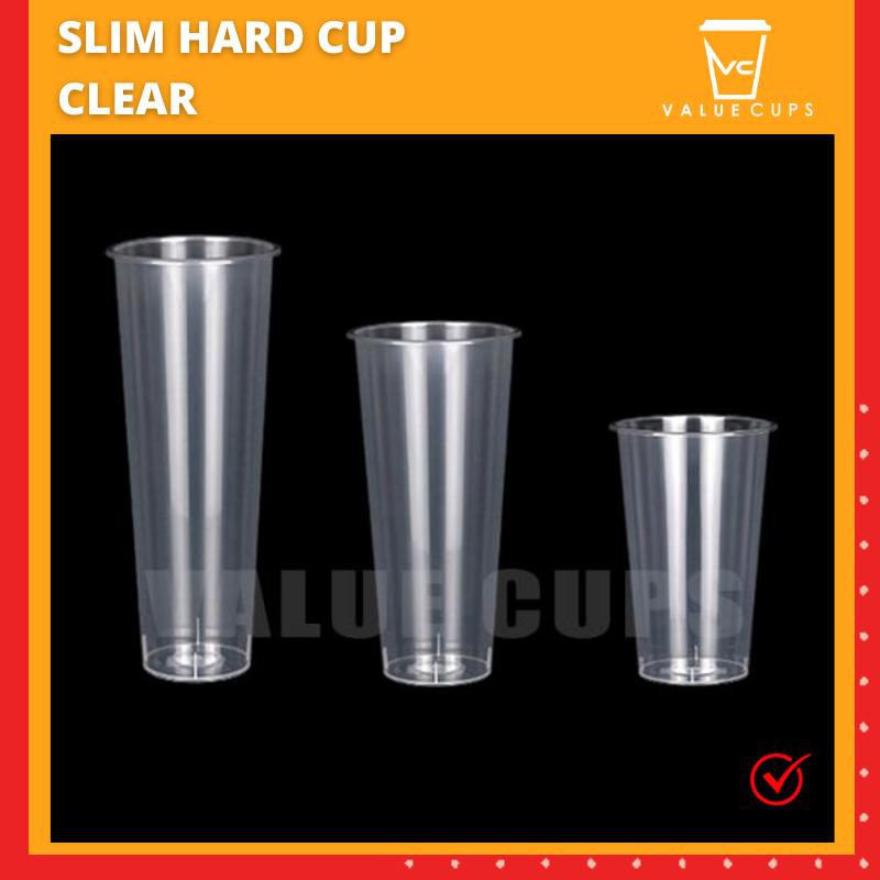 Slim Hard Cup 1 Liter 100pcs Milk Tea Cups Vc Shopee Philippines 2636