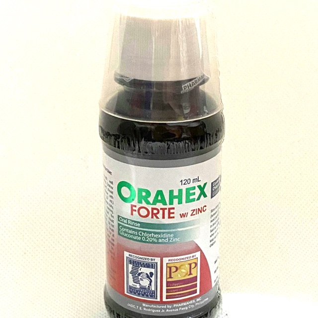 Orahex forte with zinc 120ml bacteria and virus protection