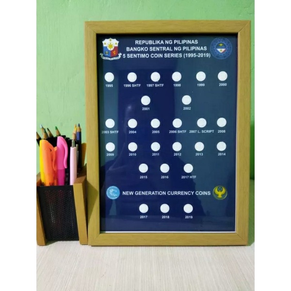 5 SENTIMO (UPDATED) SERIES DISPLAY LAYOUT WITH FRAME | Shopee Philippines