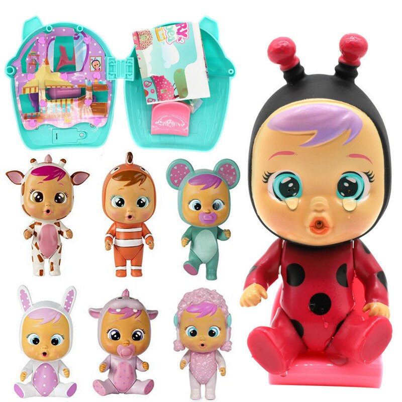13cm Blind Box Weeping Baby Crying Baby Cartoon Doll Music Toy Reborn