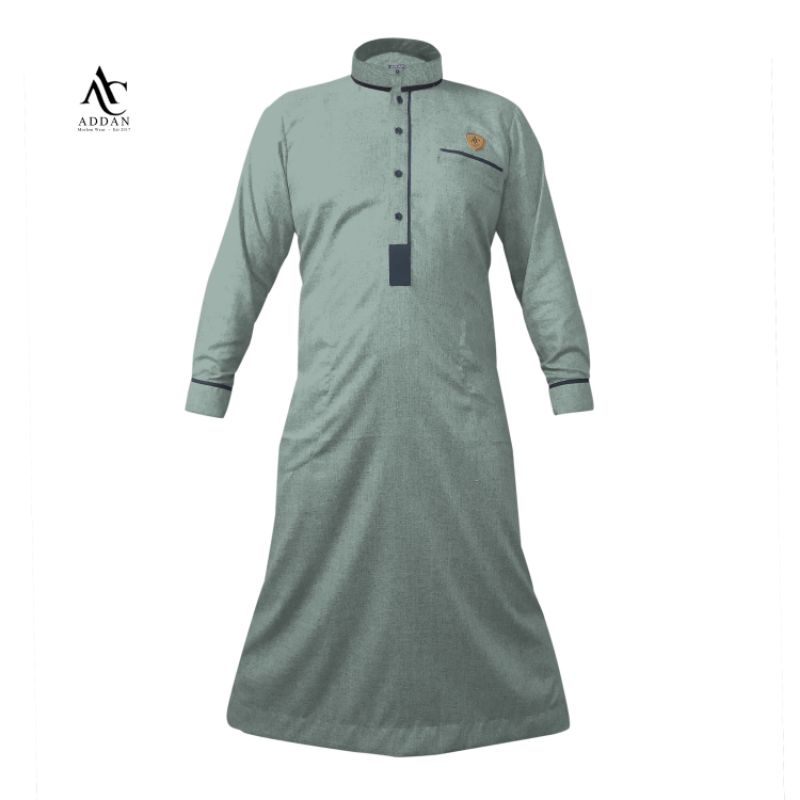 KATUN Addan Modern Men's Gamis Cotton Medina | Shopee Philippines