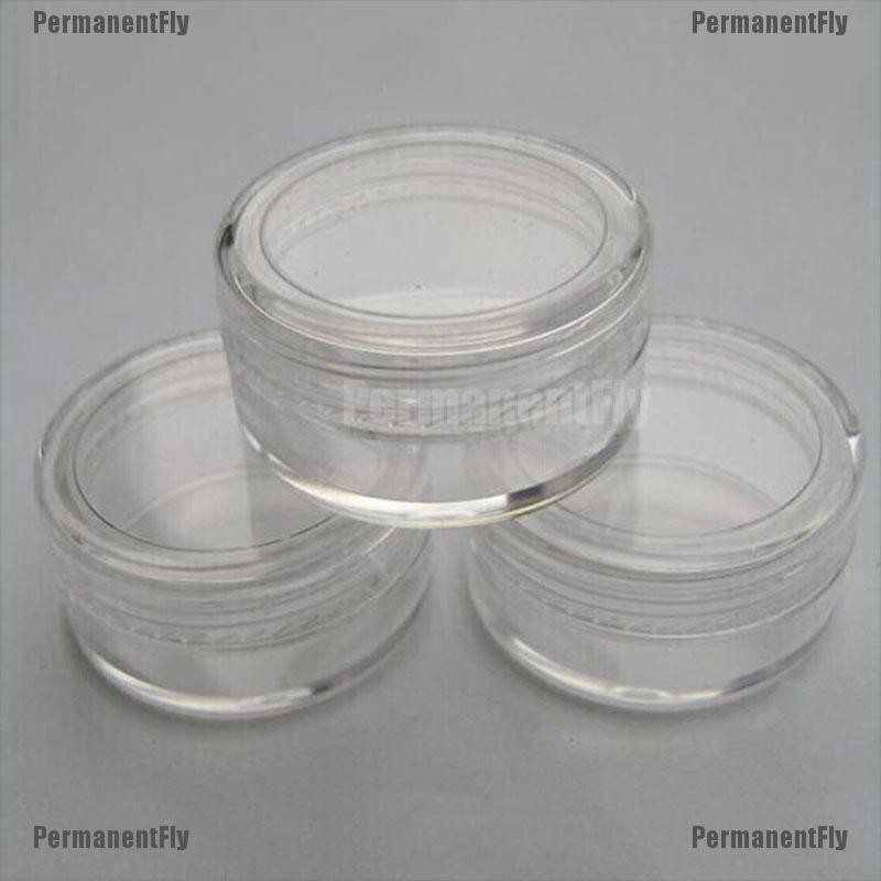 Permanentfly Cosmetic Empty Jar Pot Eyeshadow Makeup Face Cream Container Bottle Shopee 0173