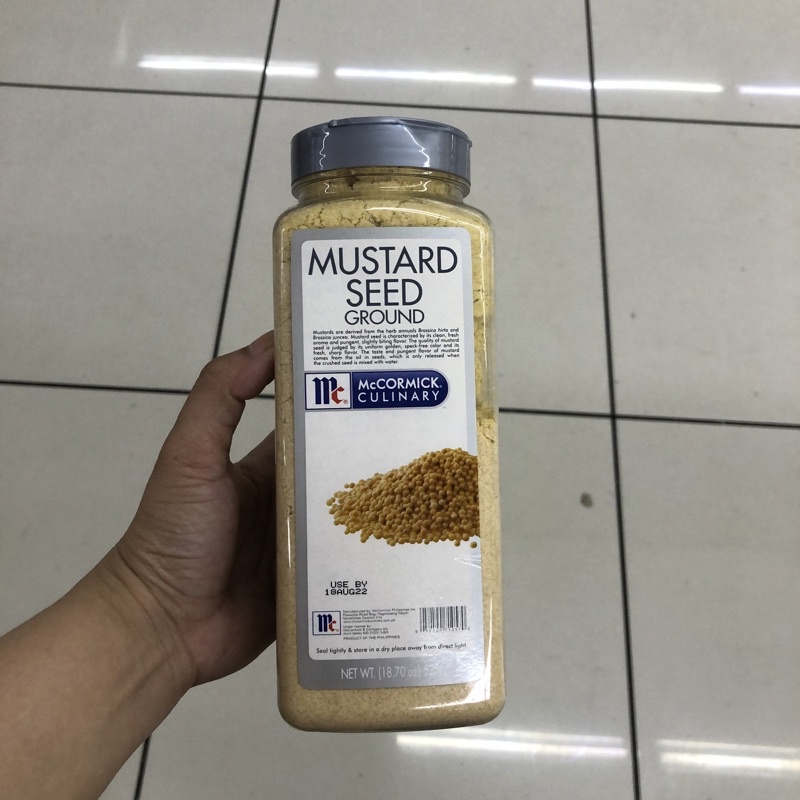 MCCORMICK MUSTARD SEED GROUND 530g Shopee Philippines