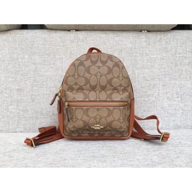 Mini charlie backpack hot sale coach size